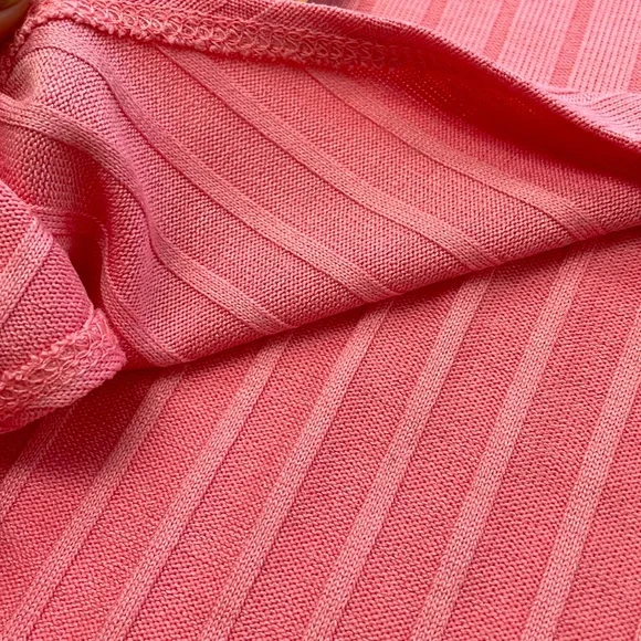 NEW • Pink Rib Knit Bodysuit - Picture 12 of 14